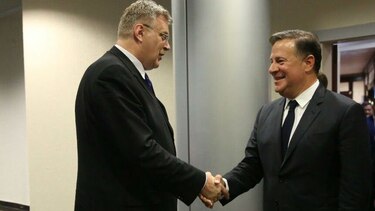 Presidente Juan Carlos Varela ya está en Rusia