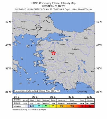 Sismo de 6.1 en Turquía: colapsan edificios en la región de Mármara