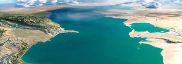 El mar Caspio, anfitrión marítimo de la COP29, acosado por la evaporación y contaminación