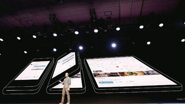 Samsung presenta pantalla plegable para celulares
