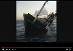 Videos: Se hunde buque de carga de 4 mil 250 toneladas en Colón