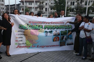 Aprueban en segundo debate proyecto de la décima provincia