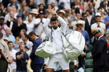 Djokovic supera las dudas ante Rublev y alcanza las semifinales en Wimbledon