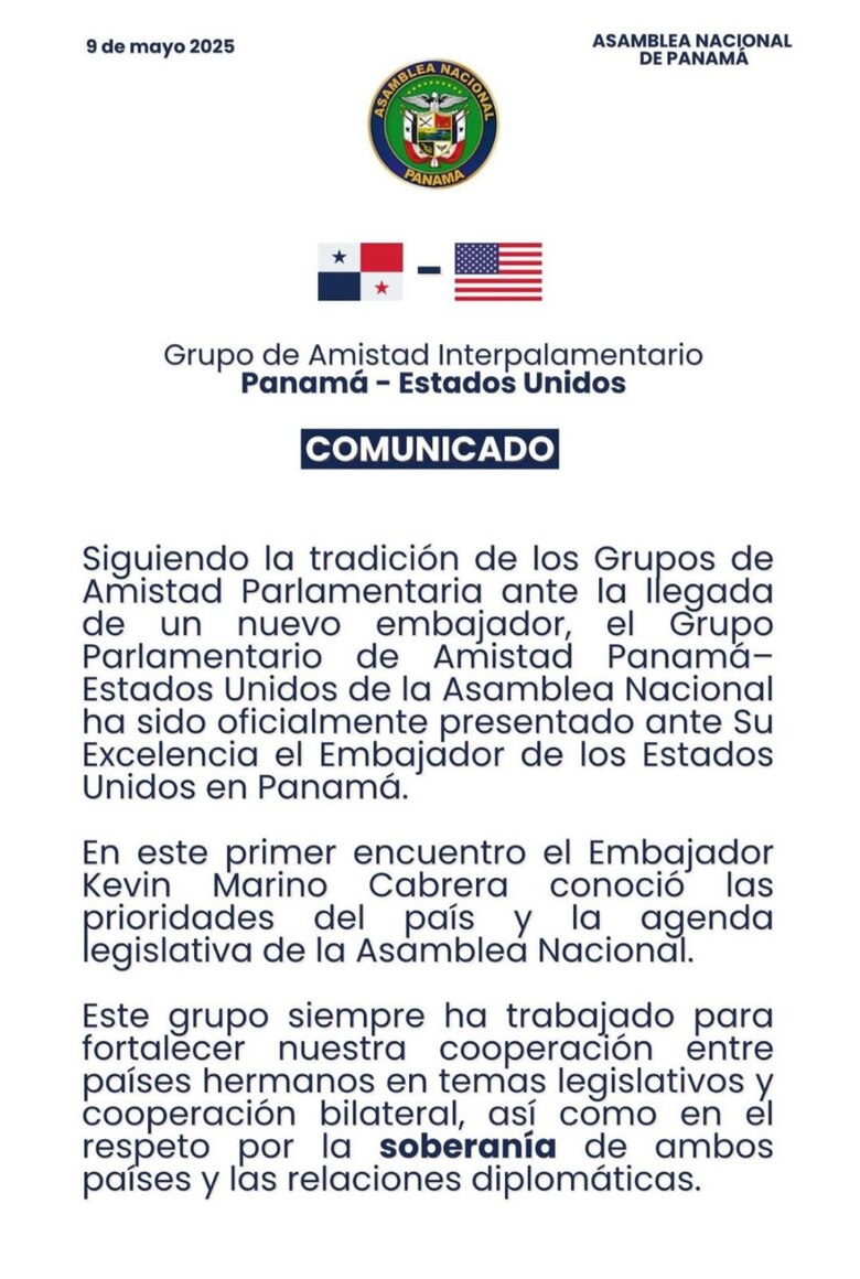 Embajador de EUA se reúne con un grupo de diputados y revoca invitación a otros