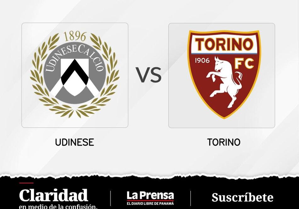 Torino busca prevalecer hoy de local ante Udinese
