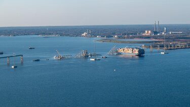 Expertos en navegación advirtieron sobre el peligro de choques con el puente en Baltimore