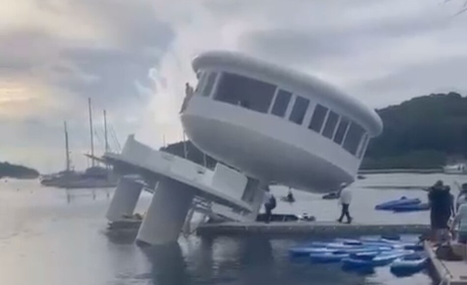 Investigan las causas de la ‘desestabilización’ del prototipo de una casa flotante en Colón