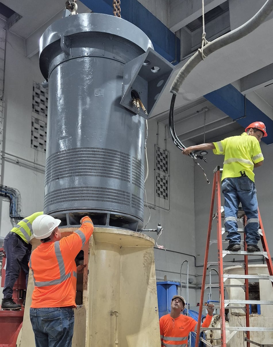 Demora en reparación de motor impide operación total de la planta potabilizadora en Chilibre