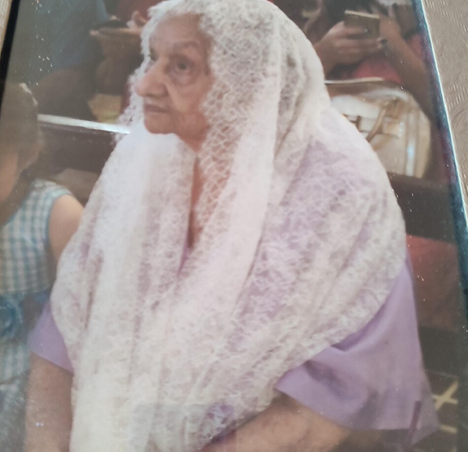 Ella es María de la Cruz Baule Batista, de La Arena de Chitré y una de las personas más longevas del país