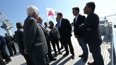 Presidente Varela visita Puerto de Amberes, en Bélgica