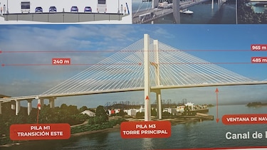 Cuarto Puente: excavaciones y fundaciones progresan de acuerdo al plan