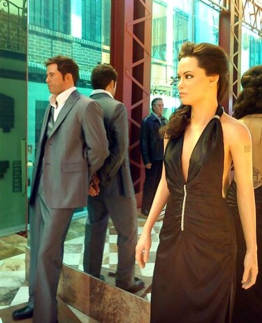 Pitt y Jolie en el Museo de cera de México
