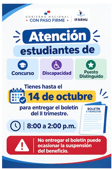 ¿Tienes una beca de excelencia? Esta es la fecha límite para entregar el boletín