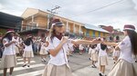 Delegaciones estudiantiles rinden honor a la patria