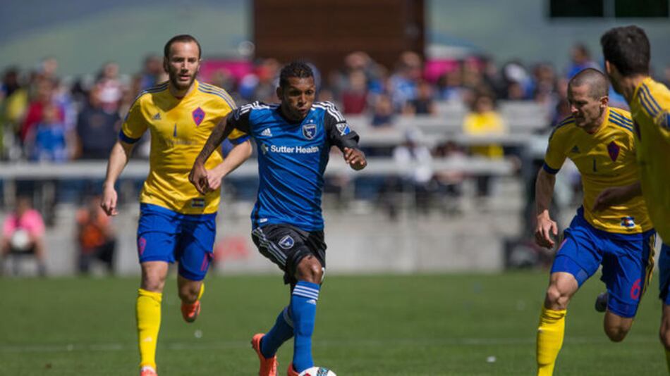 Alberto Quintero anota su primer gol con el San José Earthquakes