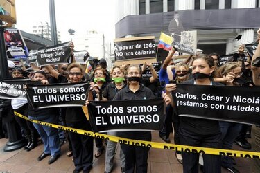 Correa le declara la guerra a la prensa mundial: diario El Tiempo