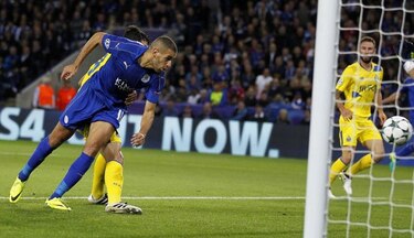 Leicester, único equipo con seis puntos en la Champions