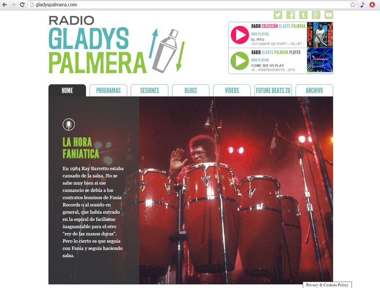 Gladys Palmera: por amor al arte