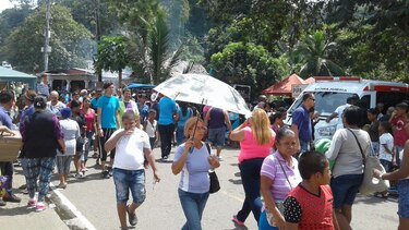 Cientos de devotos participan en las festividades del Cristo de Portobelo