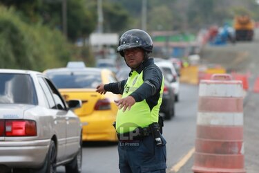 Policía de Tránsito registra 6,285 infracciones en 72 horas