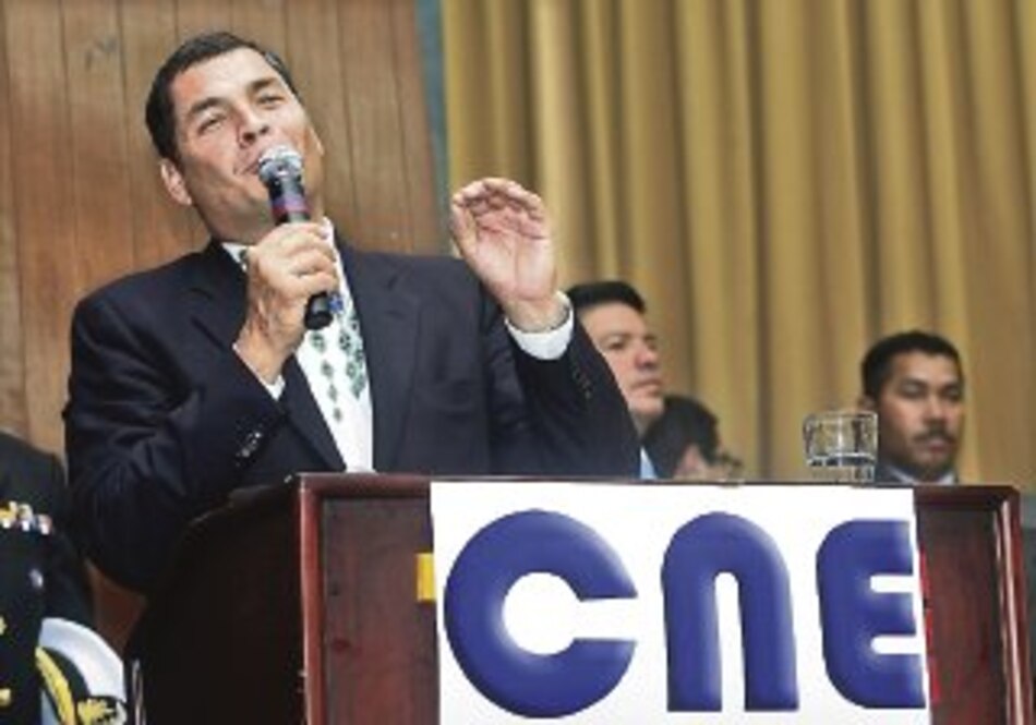 Correa, seguro de la victoria