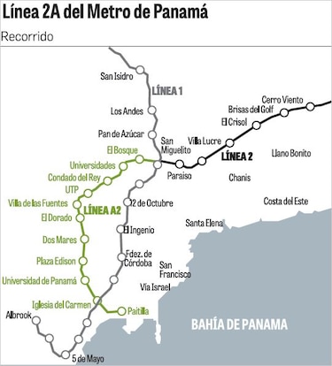 Metro empieza estudios para extender la línea 2