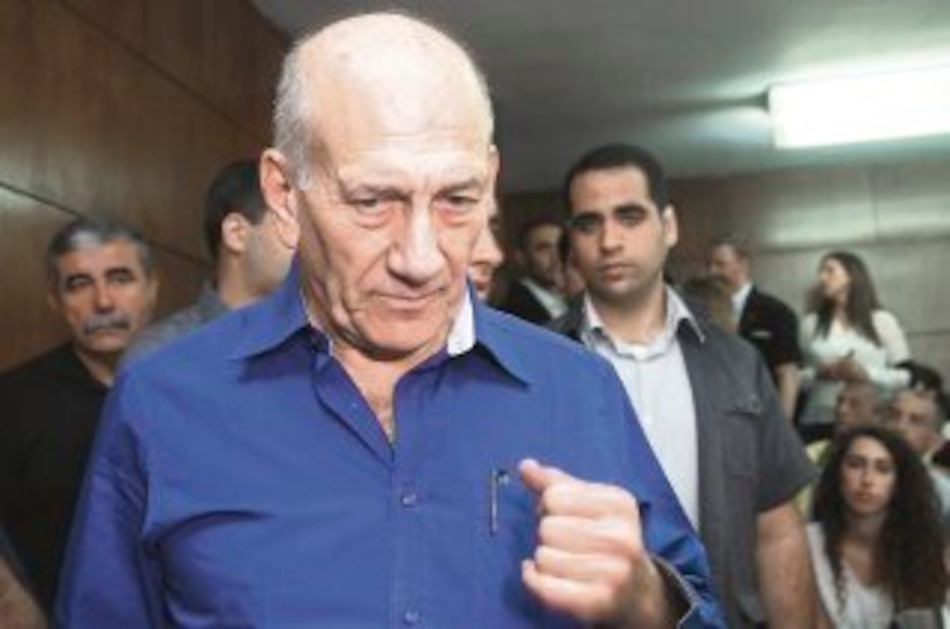 Ehud Holmer, a la cárcel por corrupción