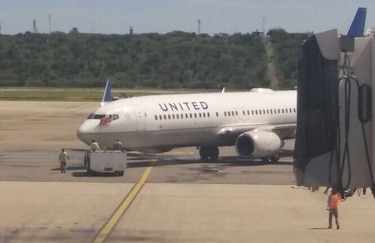 United Airlines despega por última vez desde Venezuela