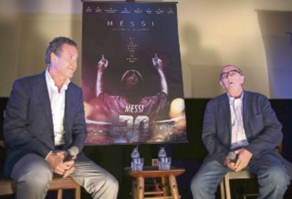 Presentan por primera vez 'Messi', la película