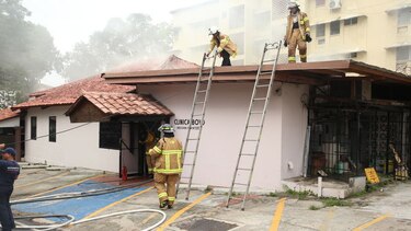 Controlan fuego en calle 50