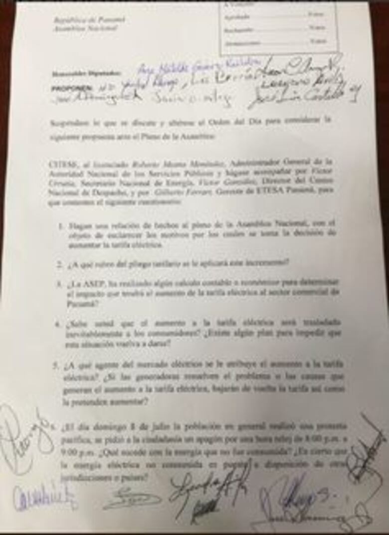 Administrador de la ASEP comparecerá ante el pleno legislativo este lunes