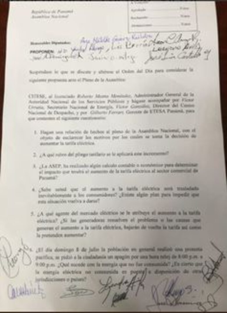 Administrador de la ASEP comparecerá ante el pleno legislativo este lunes
