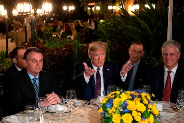 Donald Trump elogia ‘trabajo fantástico’ de Jair Bolsonaro