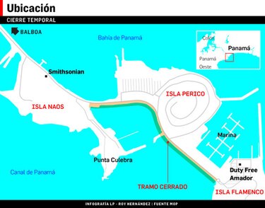 Cierran aceras de Amador
