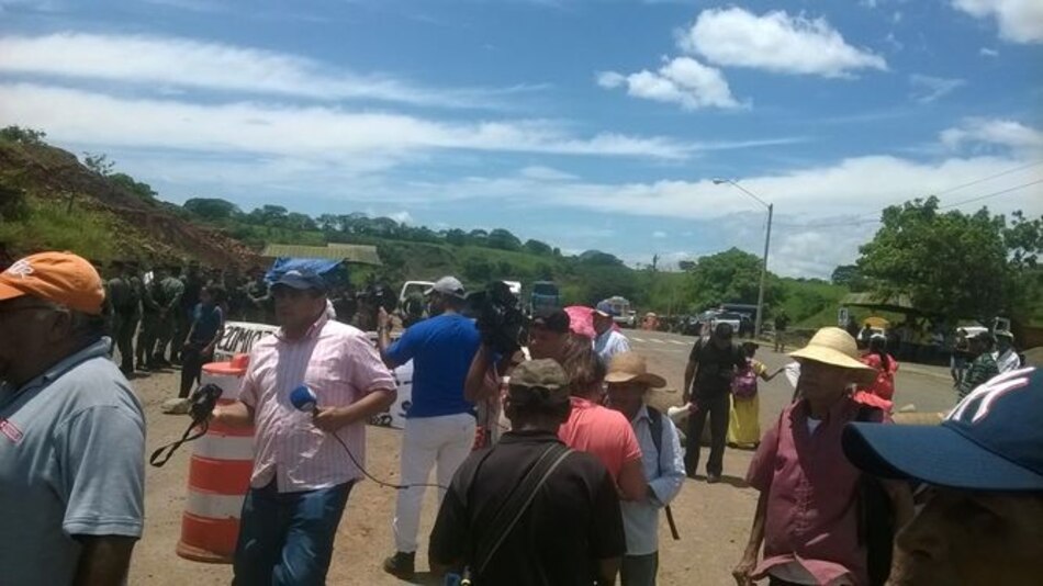 Indígenas ngäbe buglé cierran la vía Interamericana