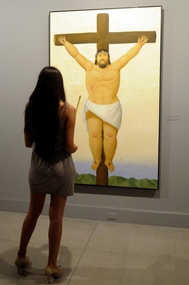 Muestra El Viacrucis de Fernando Botero se inaugura en museo de Panamá