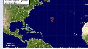 Tormenta tropical Rina se forma en el Atlántico
