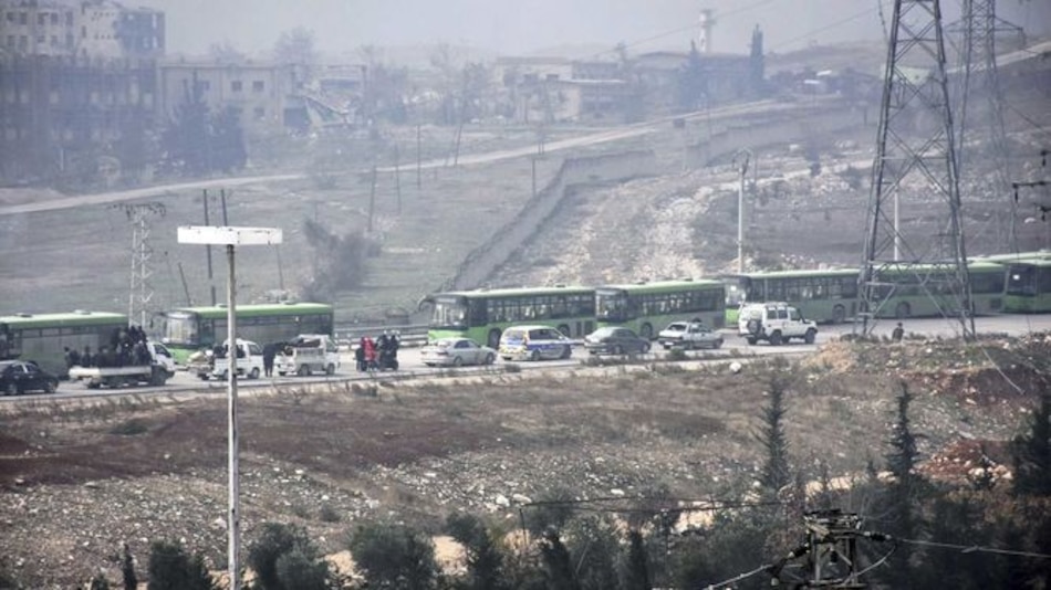 Gobierno sirio suspende operaciones de evacuación en Alepo