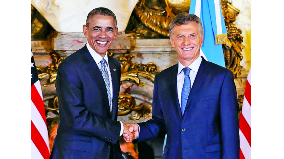 Barack Obama y Mauricio Macri