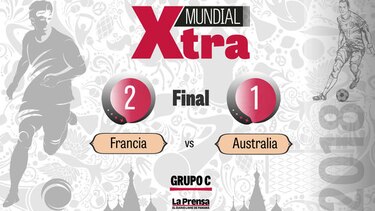Francia vence 2-1 a Australia en el debut del VAR