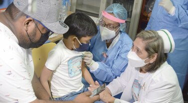 Vacunación pediátrica: se han colocado más de 3 mil 672 dosis anticovid 