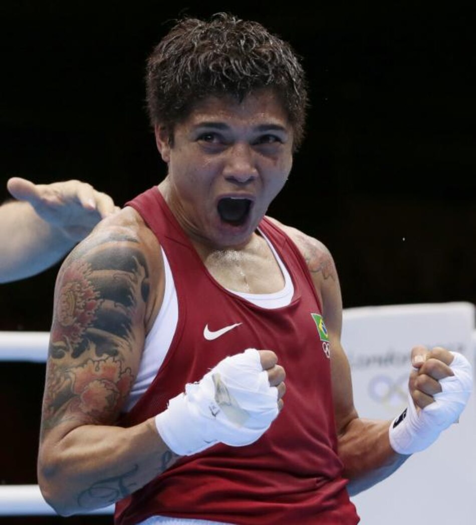 Brasil saca dos bronces bañados de historia en el boxeo de Londres