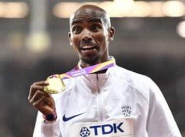 Mo Farah se hace leyenda ante su público