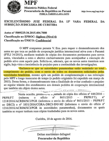 Fiscales de Brasil señalan que Panamá se resiste a cumplir