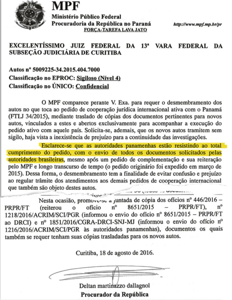 Fiscales de Brasil señalan que Panamá se resiste a cumplir
