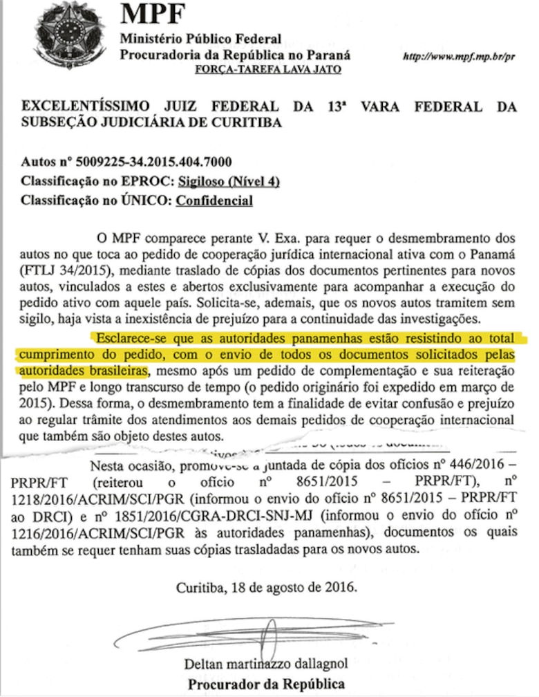 Fiscales de Brasil señalan que Panamá se resiste a cumplir