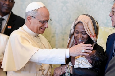 El papa León XIV: ‘Ningún pueblo, ni el más pequeño o débil, puede ser obligado al exilio forzoso’