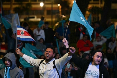 La oficialista Laura Fernández gana en primera vuelta las elecciones presidenciales de Costa Rica, según el recuento con más del 80% de votos escrutados