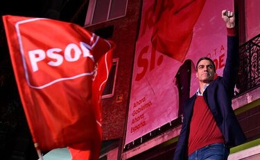 Socialista Pedro Sánchez gana elecciones y la extrema derecha es la tercera fuerza en España