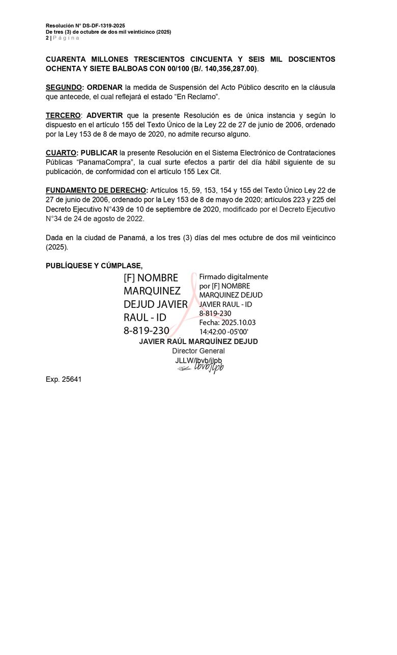 Reclamo frena licitación de $140.3 millones para recolección de basura en Panamá